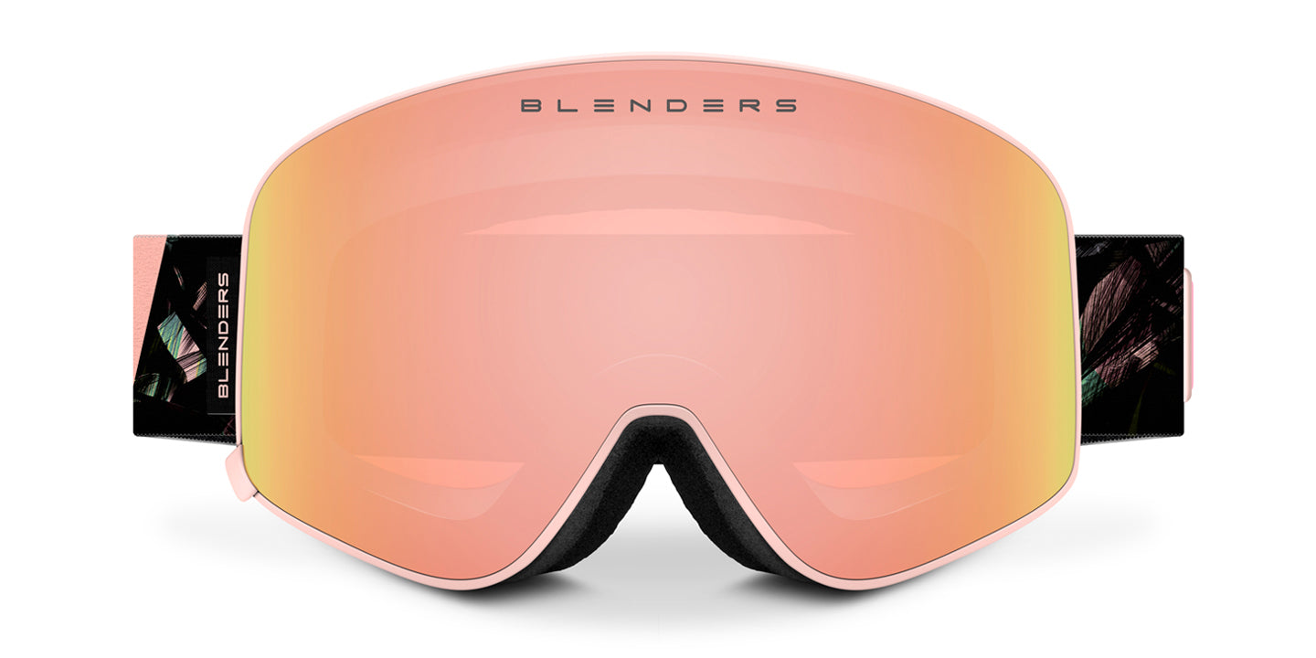 JJ Pacific | Aura Snow Goggles - Crystal Champagne Lens & Matte Blush Frame Snow Goggles | $95 US | Blenders Eyewear