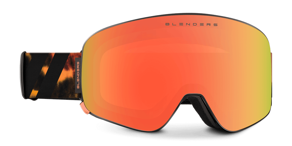 Flame Mingo Snowboard & Ski Goggles - Orange Goggles for Snow