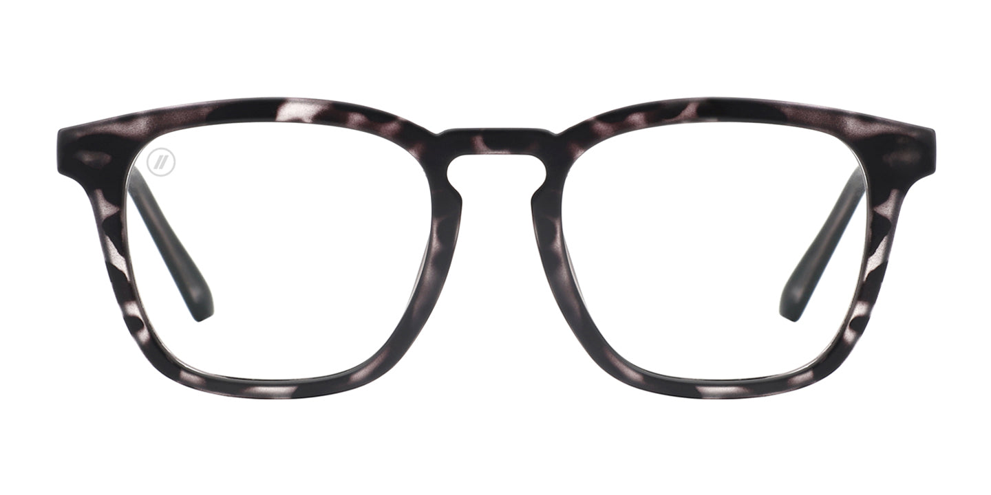Biz Maker Blue Light Glasses - Black Tortoise Square Frame & Clear Blue Light Blocking Lens Blue Light | $48 US | Blenders Eyewear