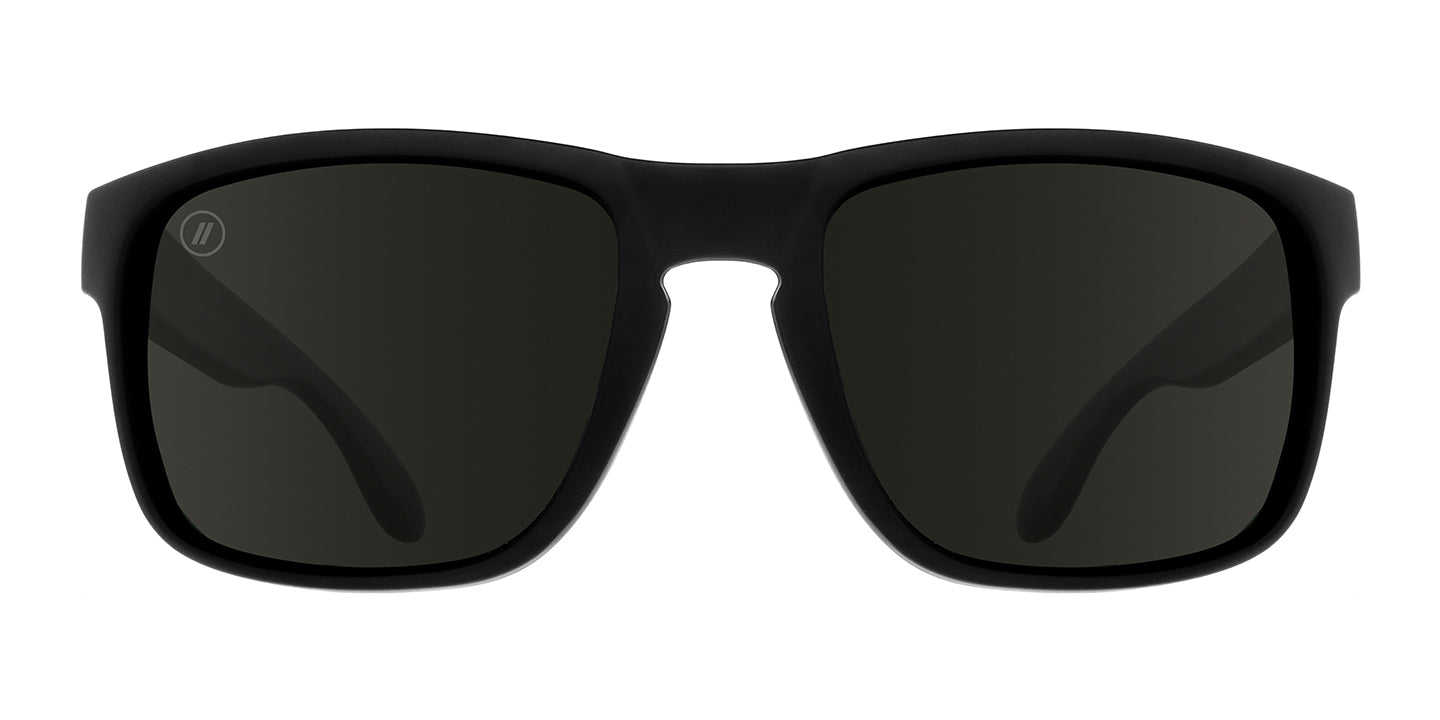 Black Tundra | RX Sunglasses - Lifestyle Mirrored Prescription Lens & Black Sports Wrap Around Frame