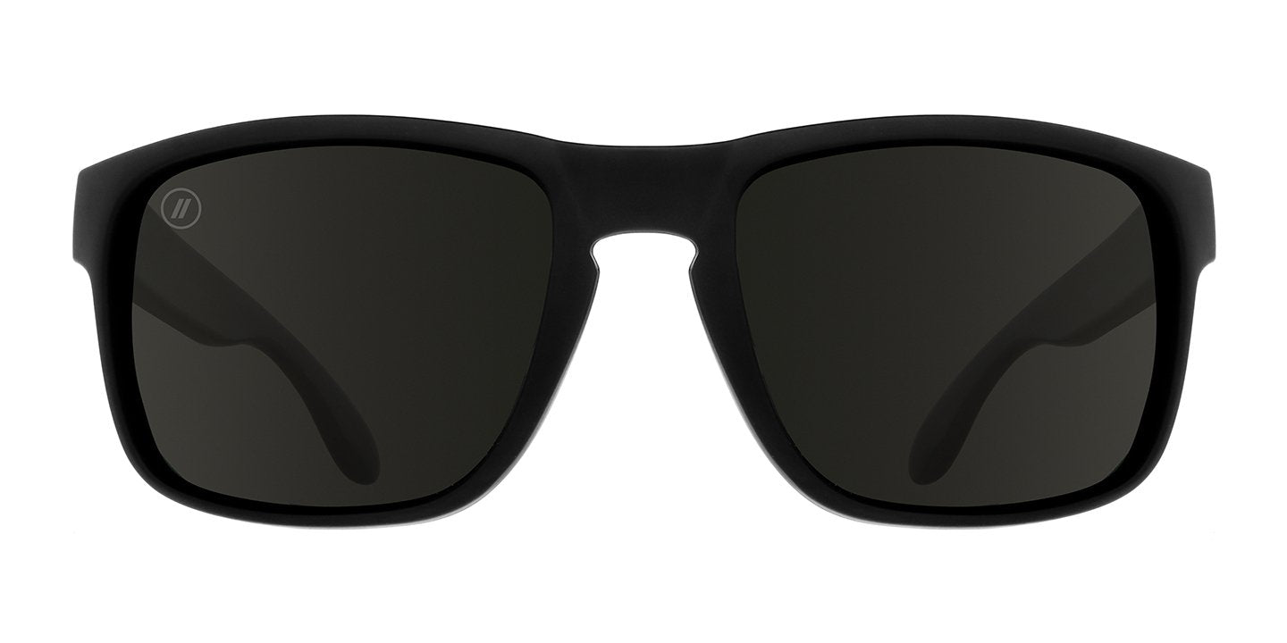 Black Tundra | RX Sunglasses - Lifestyle Mirrored Prescription Lens & Black Sports Wrap Around Frame