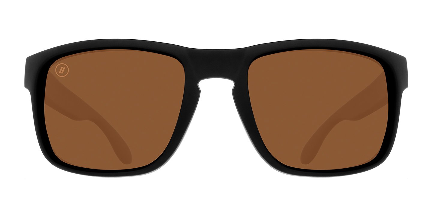 Black Tundra | RX Sunglasses - Lifestyle Mirrored Prescription Lens & Black Sports Wrap Around Frame RX | $109 US | Blenders Eyewear