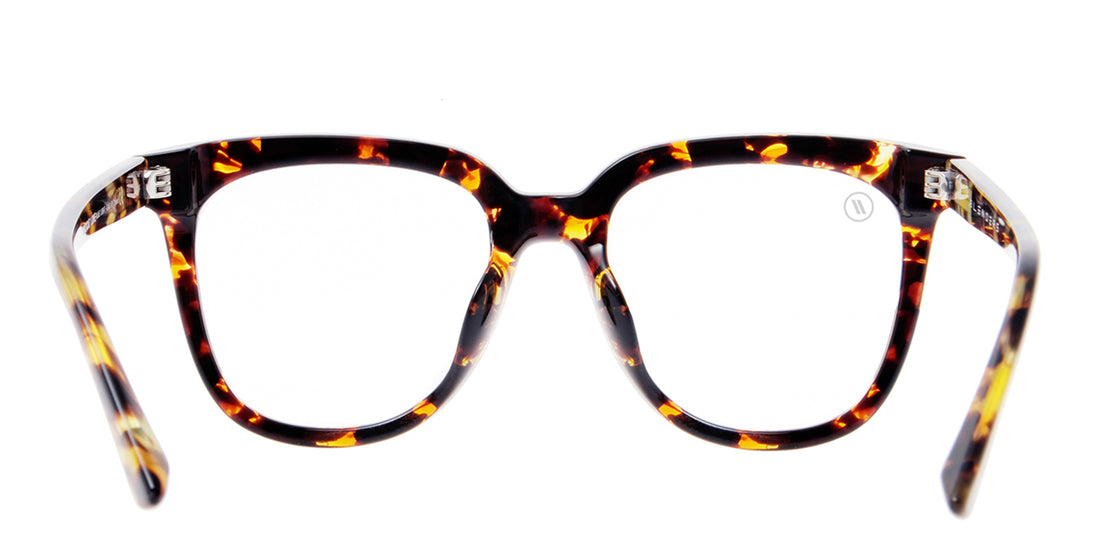 Wildcat Love Blue Light Glasses Brown Tortoise Butterfly Frame