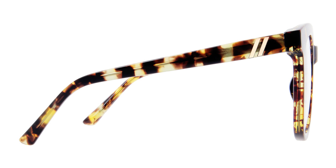 Wildcat Love Blue Light Glasses Brown Tortoise Butterfly Frame