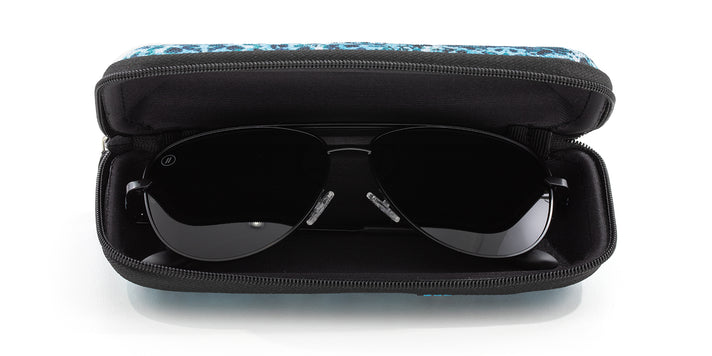 Blenders Eyewear Ocean Eva Case - Rainbow Gradient Hard Shell Case for Sunglasses & Eyeglasses