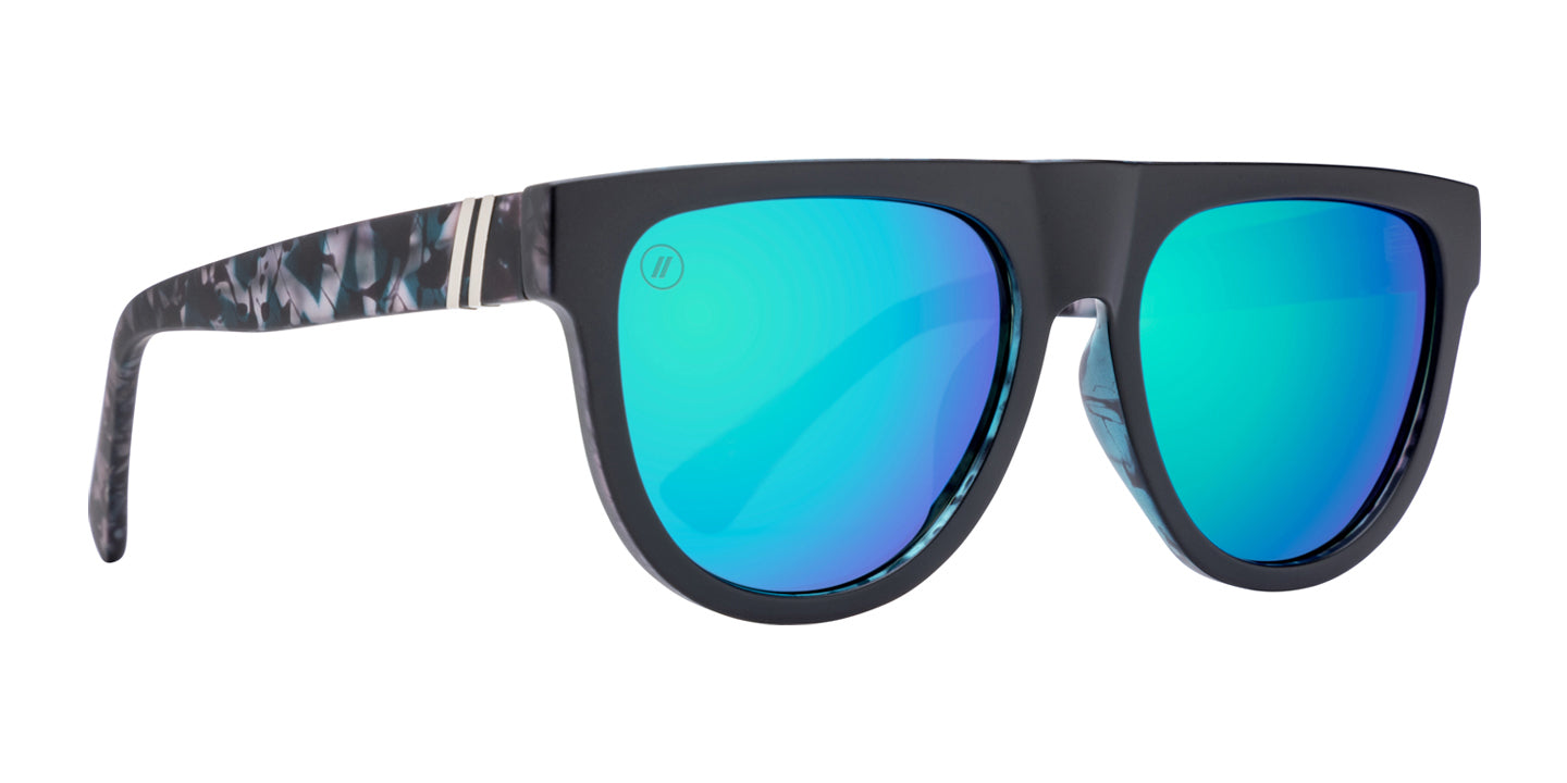 Celtic Heart Sunglasses Blue Green Polarized Lenses With Pink & Teal