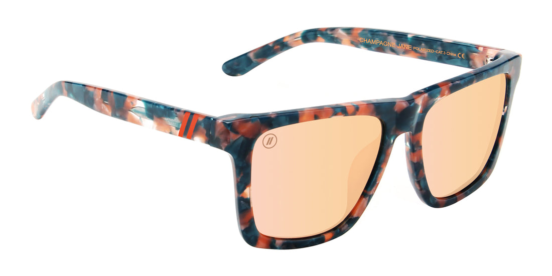 Champagne Jane Polarized Sunglasses Tortoise Frame with Champagne