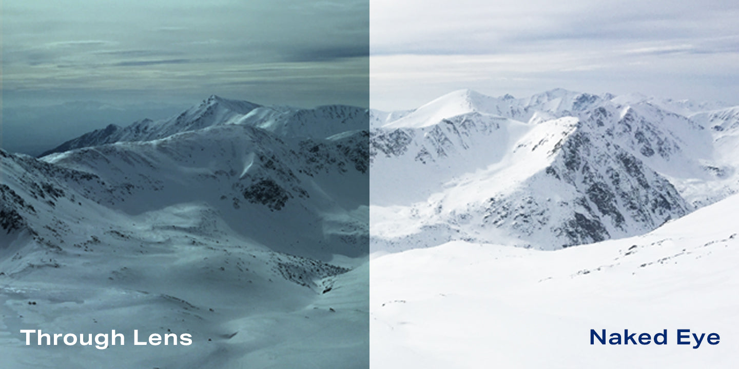 Crystal Champagne | Aura Lens - Peach Easy Swap Snow Lens & Accessory Snow Lenses | $40 US | Blenders Eyewear