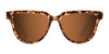 Copper Fox Sunglasses - Subtle Cat Eye Polarized Lenses WIth Apple Cinnamon Frames