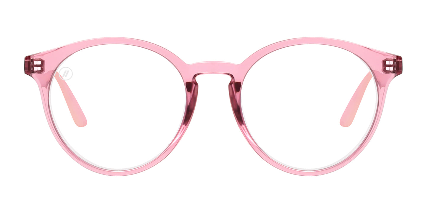 Crazy Love | Readers - Blue Light Blocking Readers With Gloss Crystal Pink Frame