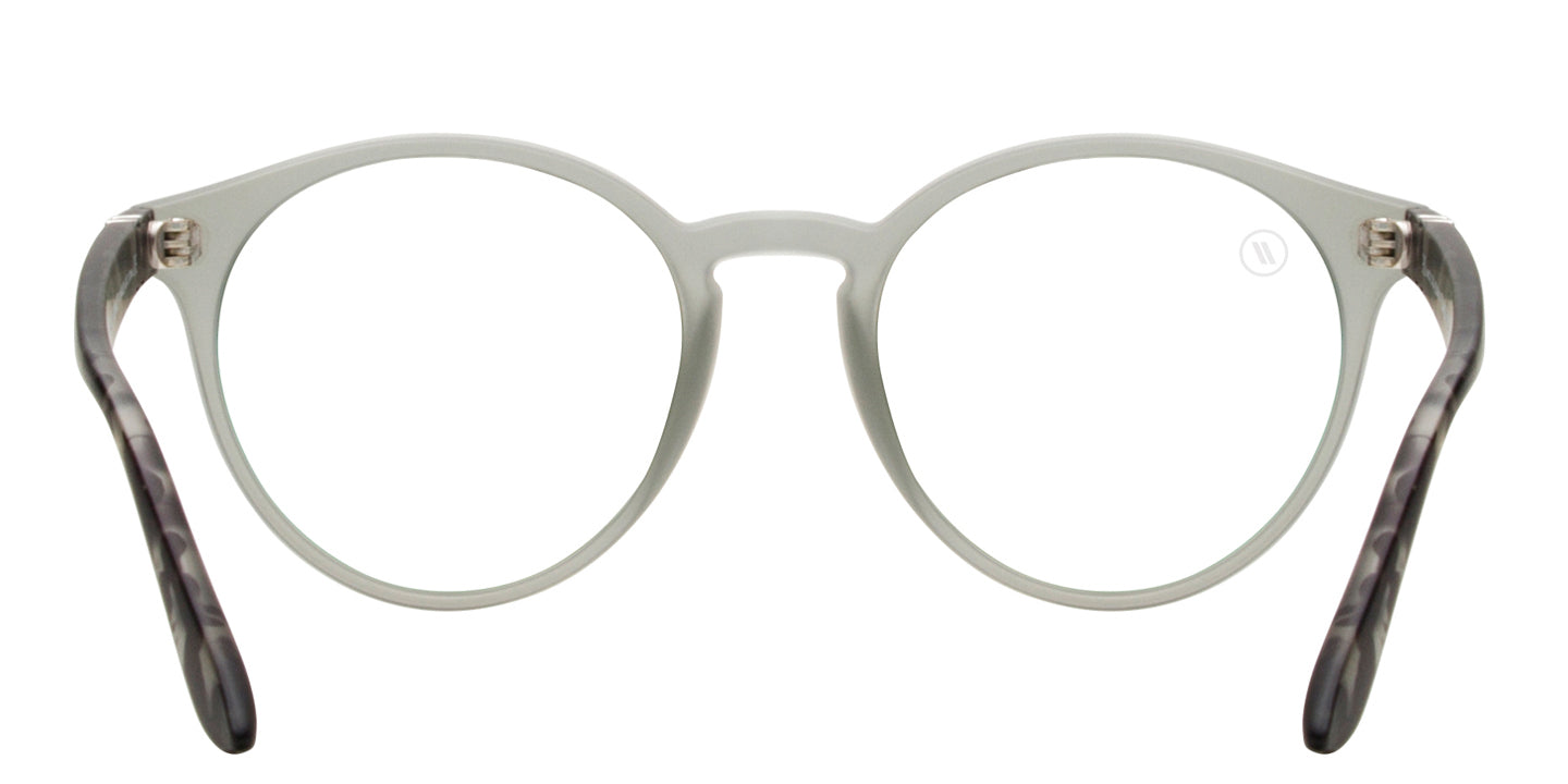 Creative Romance | Readers - Blue Light Blocking Reader With Matte Crystal Grey Frame Readers | $48 US | Blenders Eyewear
