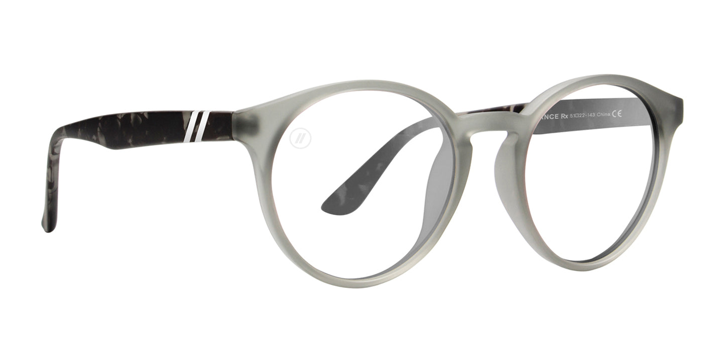 Creative Romance | Readers - Blue Light Blocking Reader With Matte Crystal Grey Frame Readers | $48 US | Blenders Eyewear