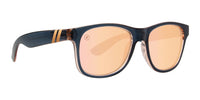 Crystal Wave Polarized Sunglasses - Matte Cool Gray Frame & Champagne Mirror Lens Sunglasses | $48 US | Blenders Eyewear