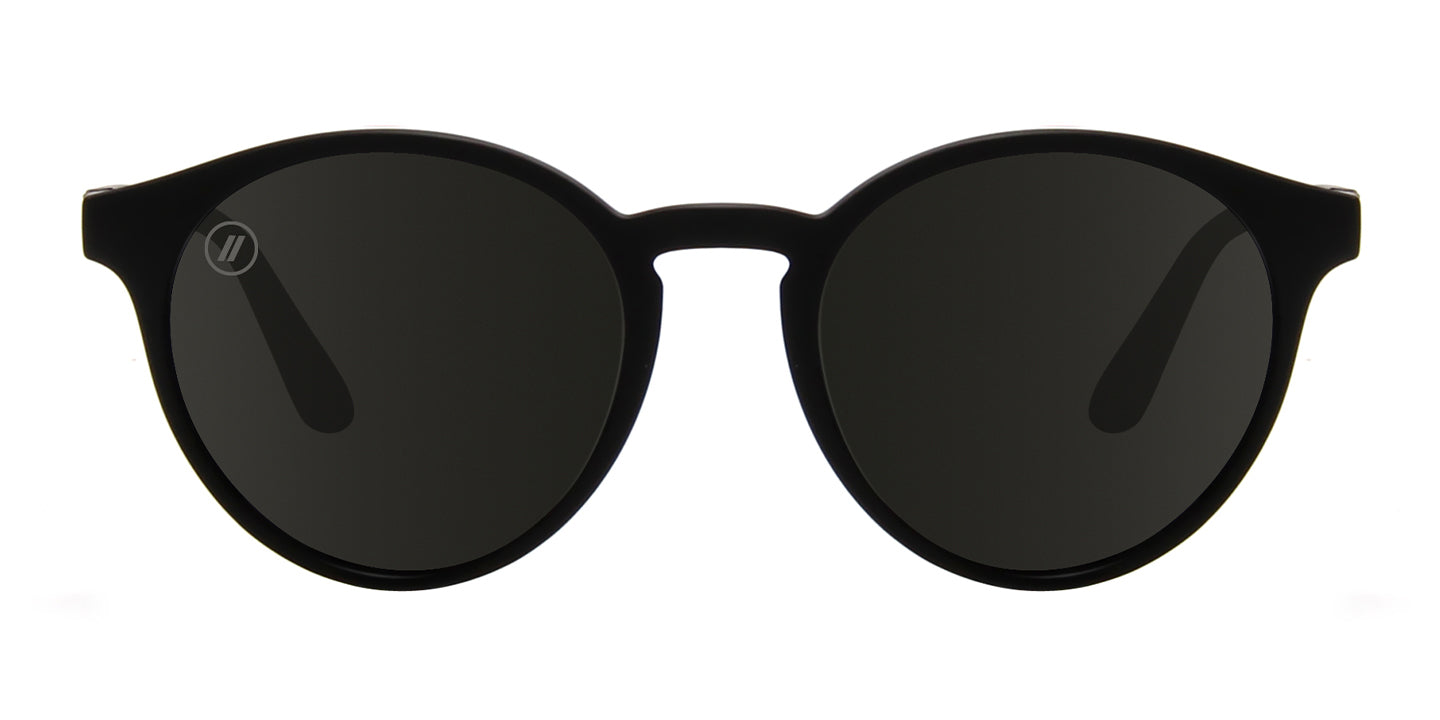 Dapper Jack | RX Sunglasses - Lifestyle Mirror Prescription Lens & Matte Black Rubber Frame