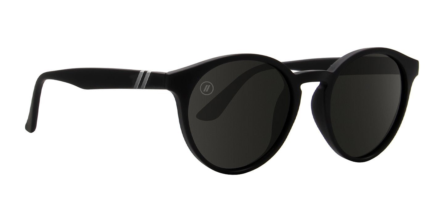 Dapper Jack | RX Sunglasses - Lifestyle Mirror Prescription Lens & Matte Black Rubber Frame RX | $89 US | Blenders Eyewear