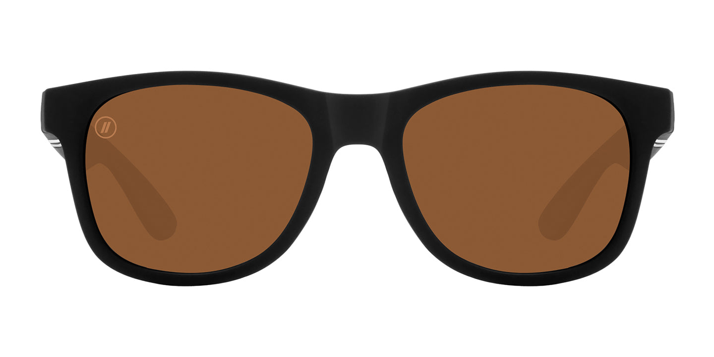 Deep Space X2 | RX Sunglasses - Matte Black Prescription Classic Round Frame & Smoke Mirror Lens RX | $89 US | Blenders Eyewear