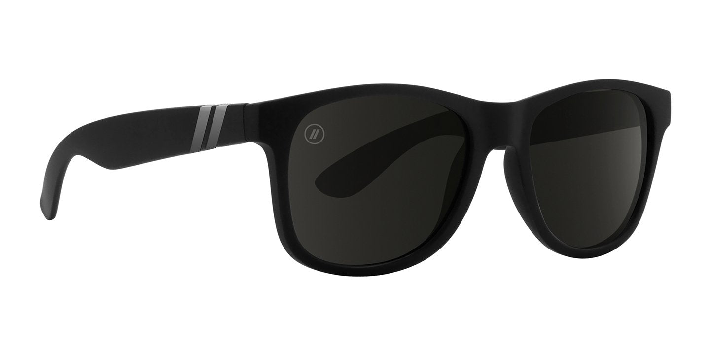 Deep Space X2 | RX Sunglasses - Matte Black Prescription Classic Round Frame & Smoke Mirror Lens RX | $89 US | Blenders Eyewear