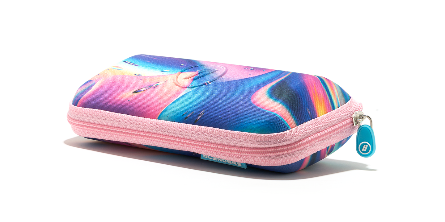 Colorwave Case - Multi Color Rainbow Sunglass & Eyeglass Case EVA Case | $10 US | Blenders Eyewear