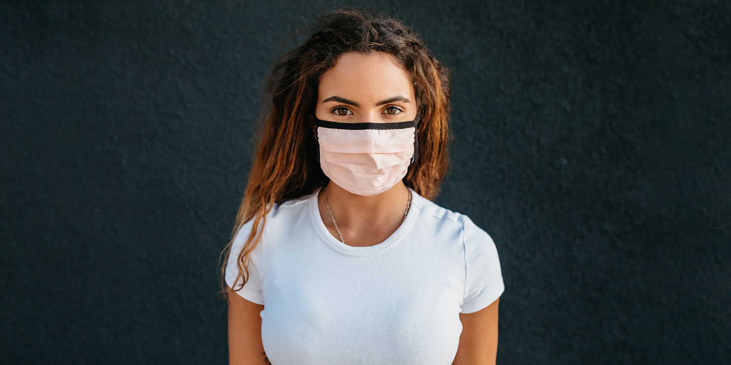 Blush Face Mask - Anti Microbial Double Layered Breathable Face Mask Face Masks | $5 US | Blenders Eyewear