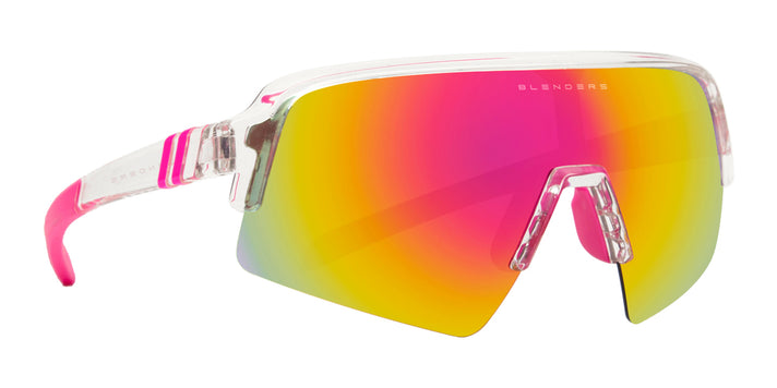 Fearless Anna Polarized Sunglasses - Crystal Clear Wrap Around Frame ...