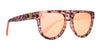 Feisty Icon Sunglasses - Gold Polarized Lenses With Crystal Peach Tortoise Frames Sunglasses | $58 US | Blenders Eyewear