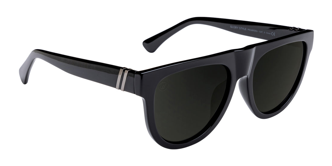 Glory Style Sunglasses Subtle Cat Polarized Smoke Lenses With Black