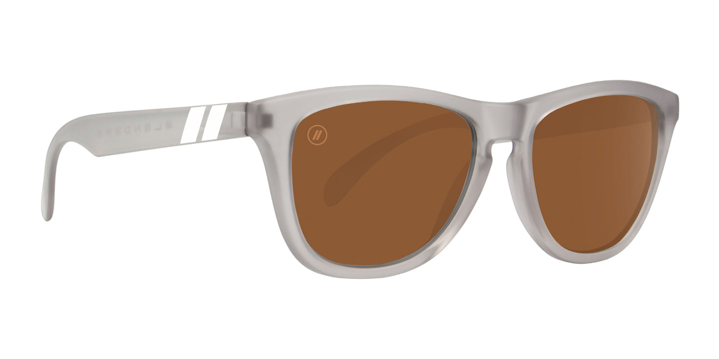 Harlan Punch | RX Sunglasses - Lifestyle Mirror Prescription Lens & Crystal Grey Frame RX | $89 US | Blenders Eyewear