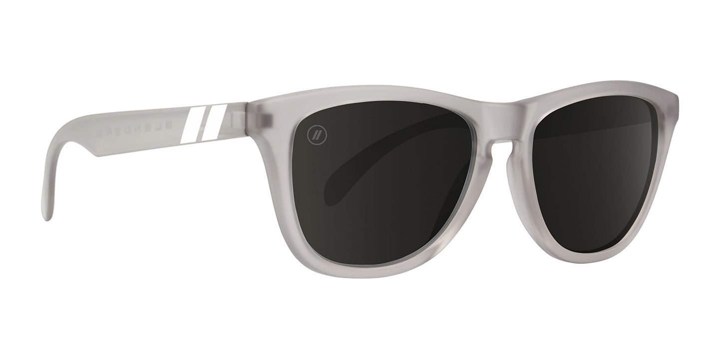 Harlan Punch | RX Sunglasses - Lifestyle Mirror Prescription Lens & Crystal Grey Frame RX | $89 US | Blenders Eyewear