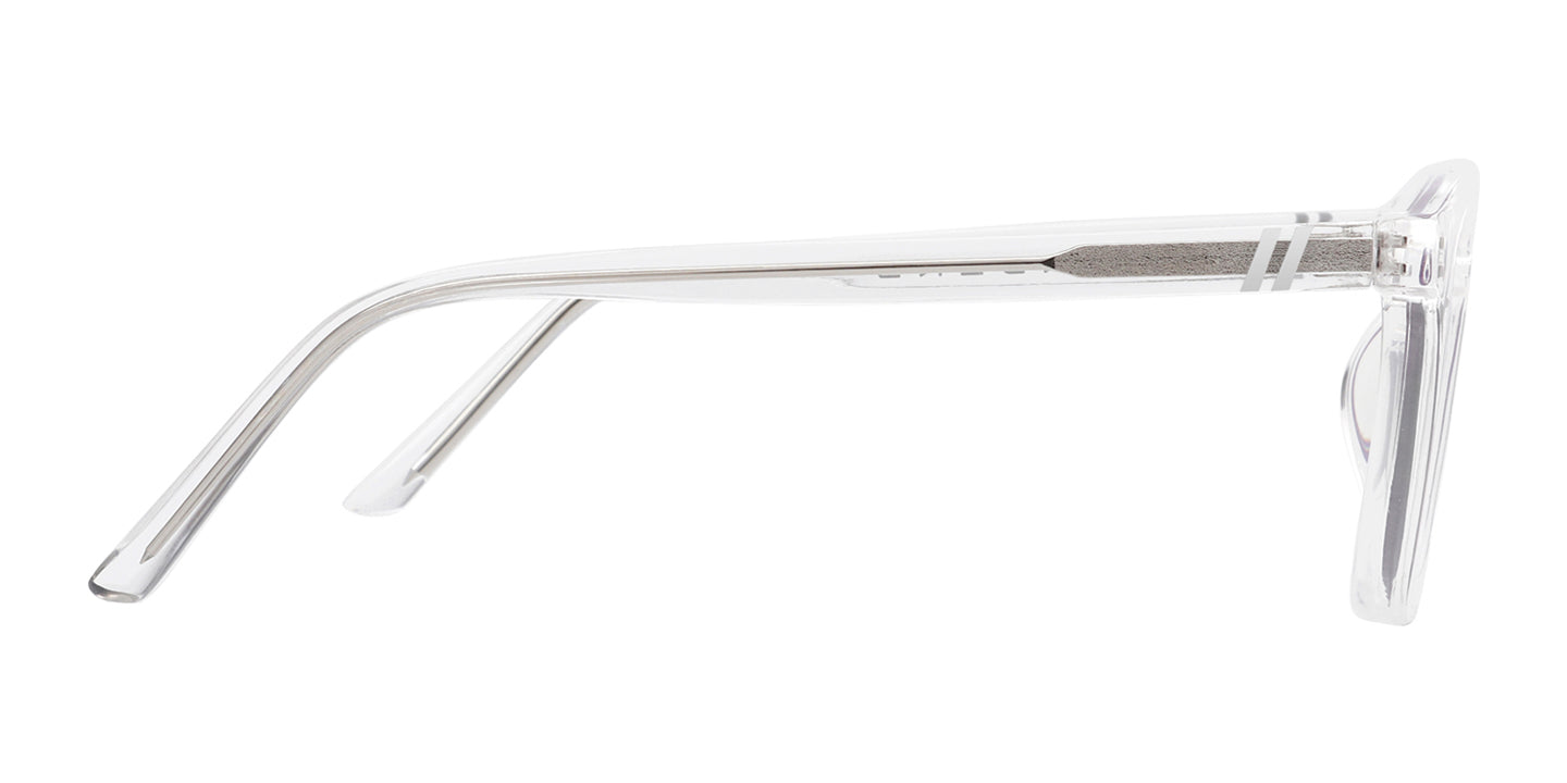 Ice Crush Blue Light Glasses - Crystal Clear Square Frame & Clear Blue Light Blocking Lens Blue Light | $48 US | Blenders Eyewear