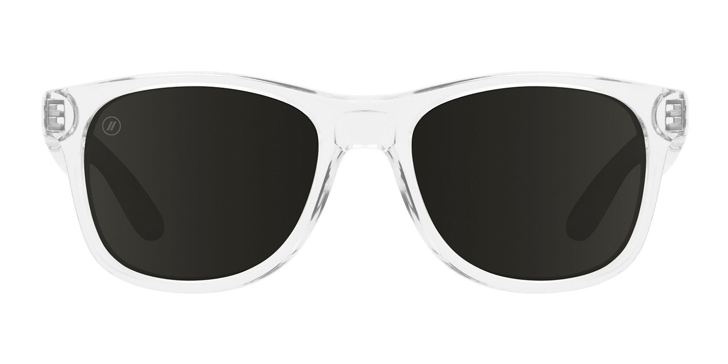 Ice Palace | RX Sunglasses - Crystal Clear Prescription Classic Round Frame & Pink Mirror Lens RX | $89 US | Blenders Eyewear