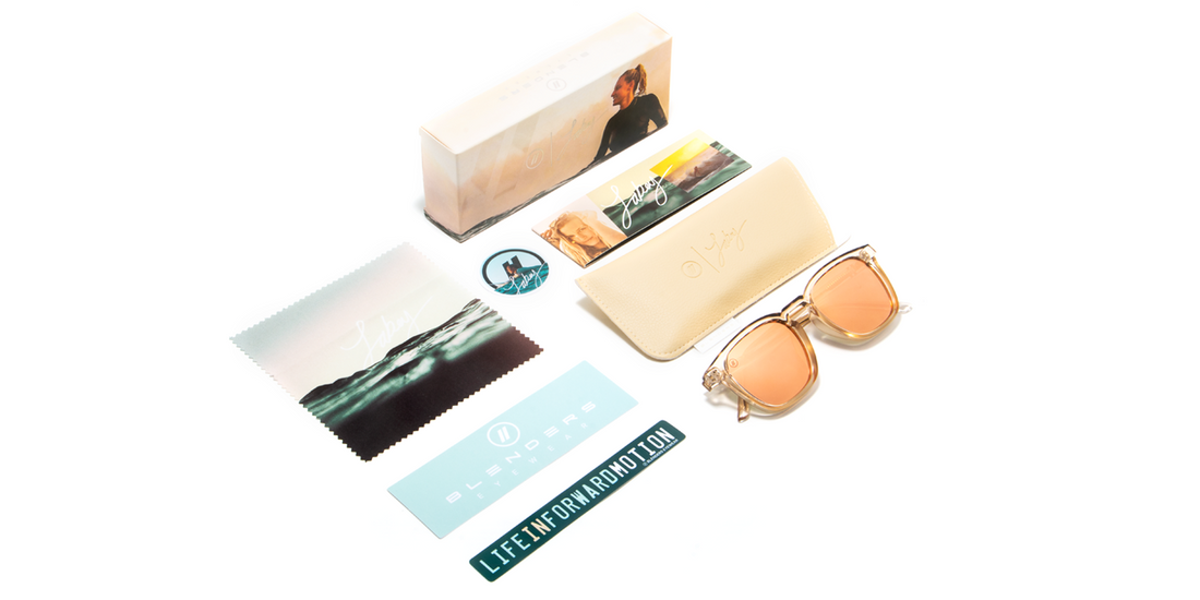Lakey Motion Polarized Sunglasses Champagne Mirrored Lens & Tortoise