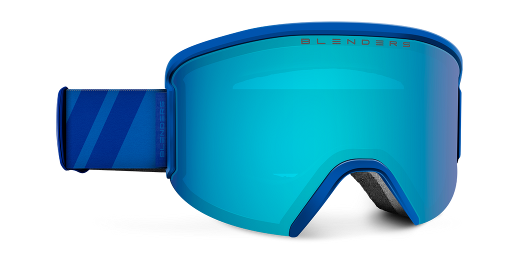 ski goggles neon Blue Warrior Snow Goggles - Neon Blue Ski & Snowboard Goggles
