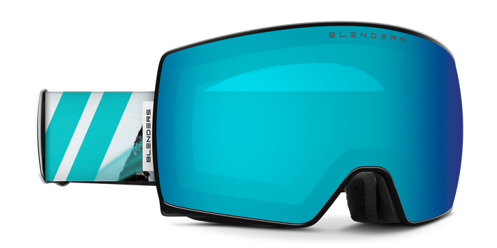 Arctic Xpress Snow Goggles Neon Blue Nebula Ski Snowboard
