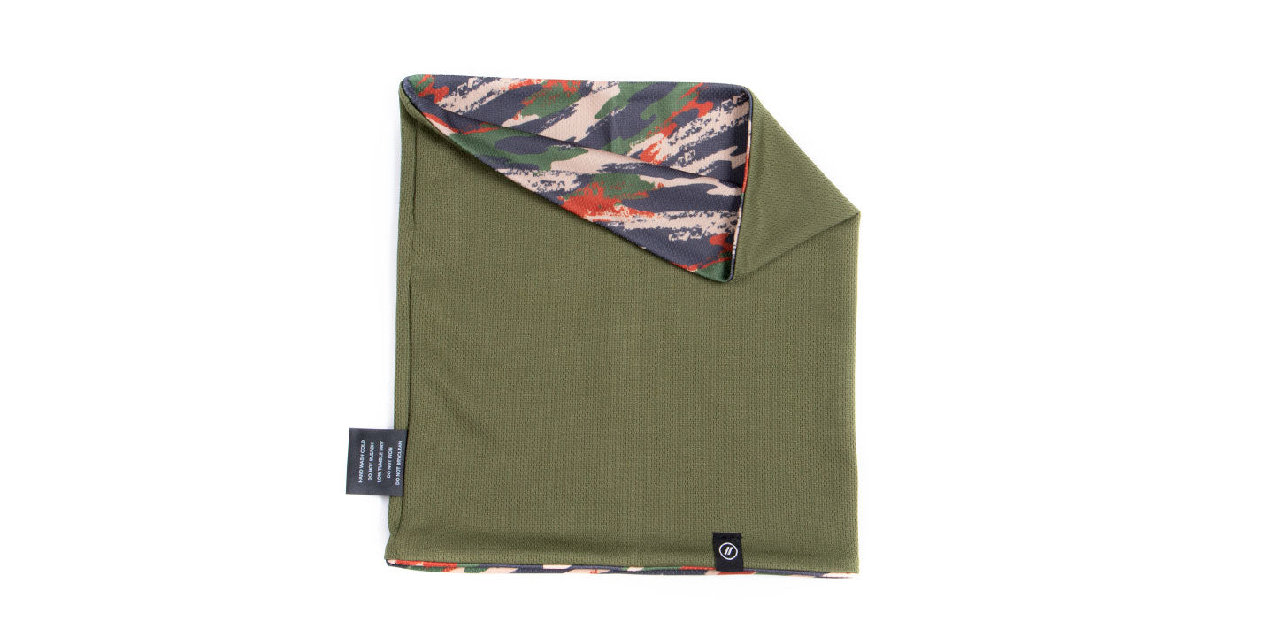 Camo/Olive Neck Gaiter Zoom View Image 4