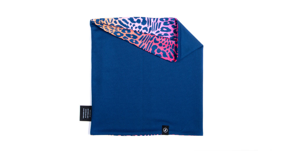 Cheetah/Navy Neck Gaiter 4