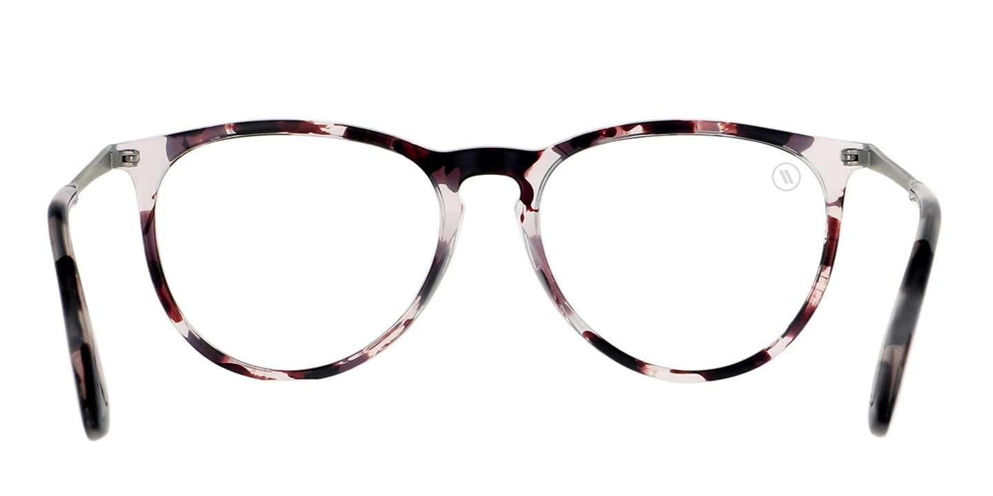 Oakstone Blue Light Glasses - Tan & Brown Tortoise Round Frame & Clear Blue Light Blocking Lens Blue Light | $48 US | Blenders Eyewear
