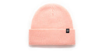 Blush Beanie - Light Pink Waffle Knit Snow Hat & Gear Accessory
