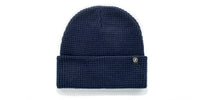Navy Beanie - Dark Blue Waffle Knit Snow Hat & Gear Accessory