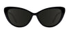 Polished Gal Cat Eye Sunglasses - Polarized Smoke Lens & Retro Black Frame Sunglasses | $58 US | Blenders Eyewear