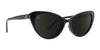Polished Gal Cat Eye Sunglasses - Polarized Smoke Lens & Retro Black Frame Sunglasses | $58 US | Blenders Eyewear