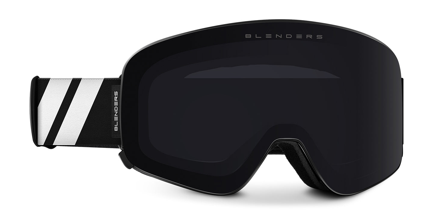 goggles two Gemini II Snowboard & Ski Goggles - Black & Yellow Lens Goggles for Snow