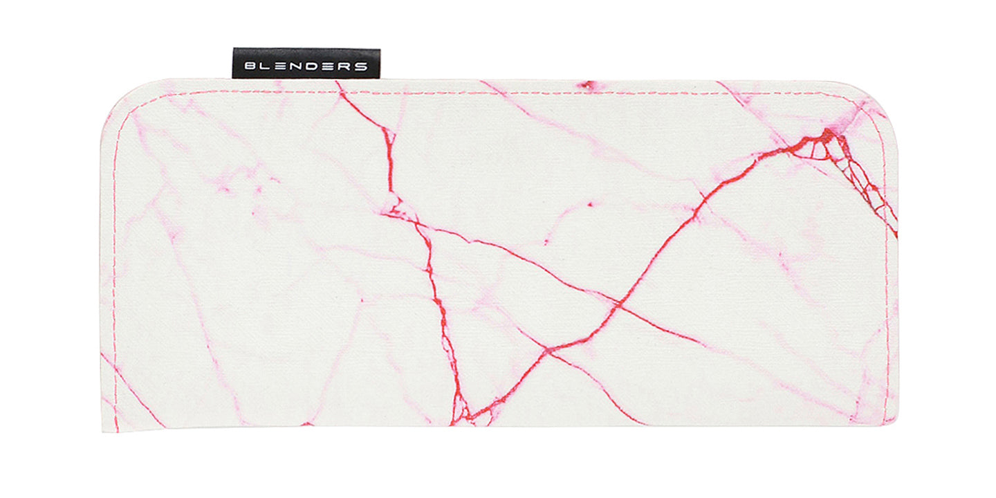 Quartz Sleeve - Pink & White Quartz Sleeve for Sunglasses & Eyeglasses Sunglass Sleeves | $5 US | Blenders Eyewear