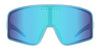 Rainwalker Wrap Around Sunglasses - Polarized Full Shield Blue Lens & Satin Metallic Blue Frame Sunglasses | $58 US | Blenders Eyewear