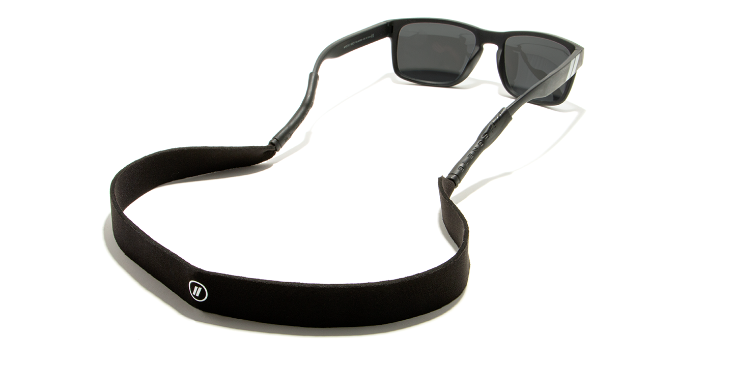 Raven Cord - Black Neoprene Active Sunglass Cord Sunglass Retainers | $5 US | Blenders Eyewear