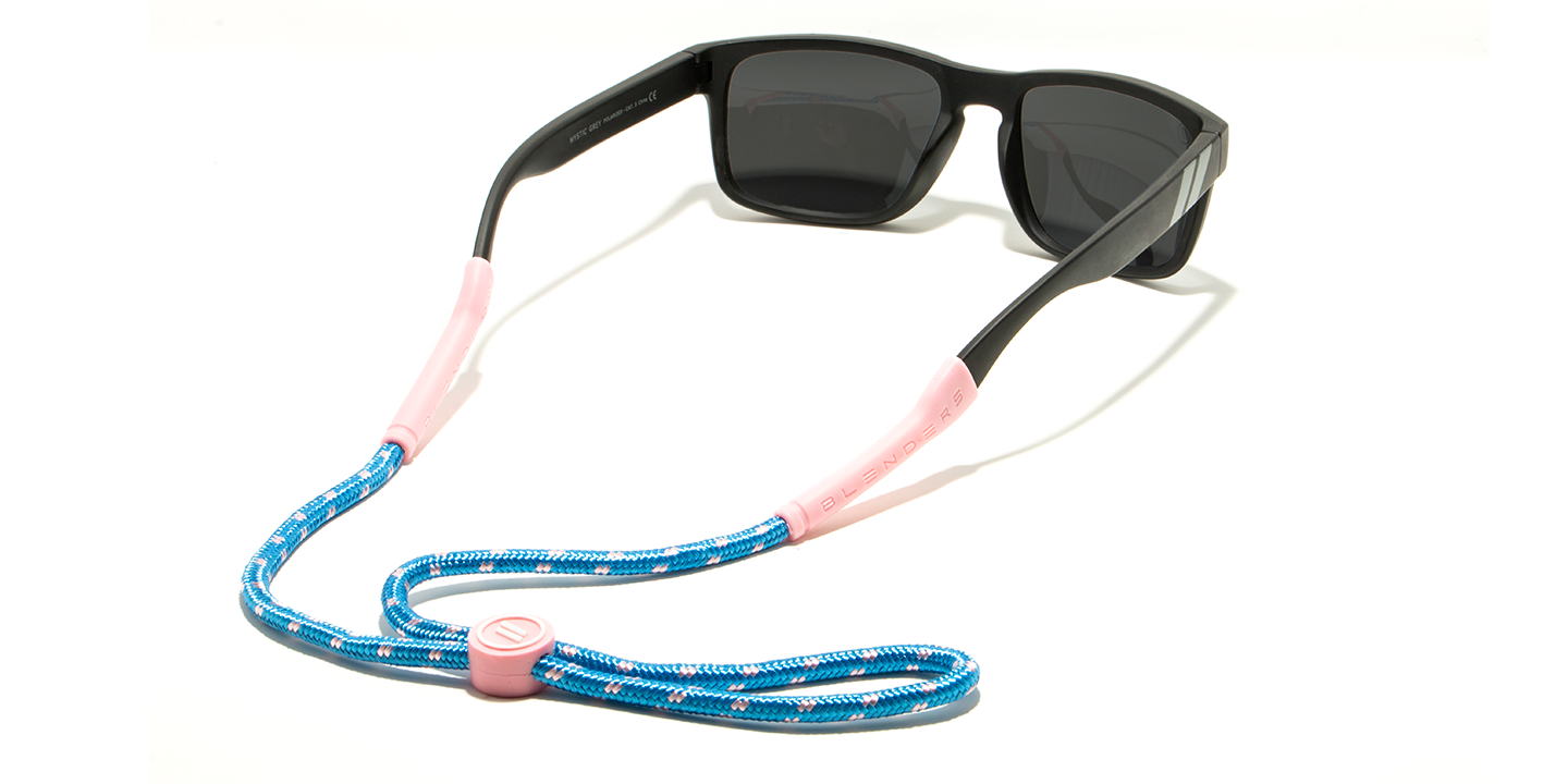 Seahorse Cord - Rose & Perwinkle Nylon Lifestyle Sunglass Cord Sunglass Retainers | $5 US | Blenders Eyewear