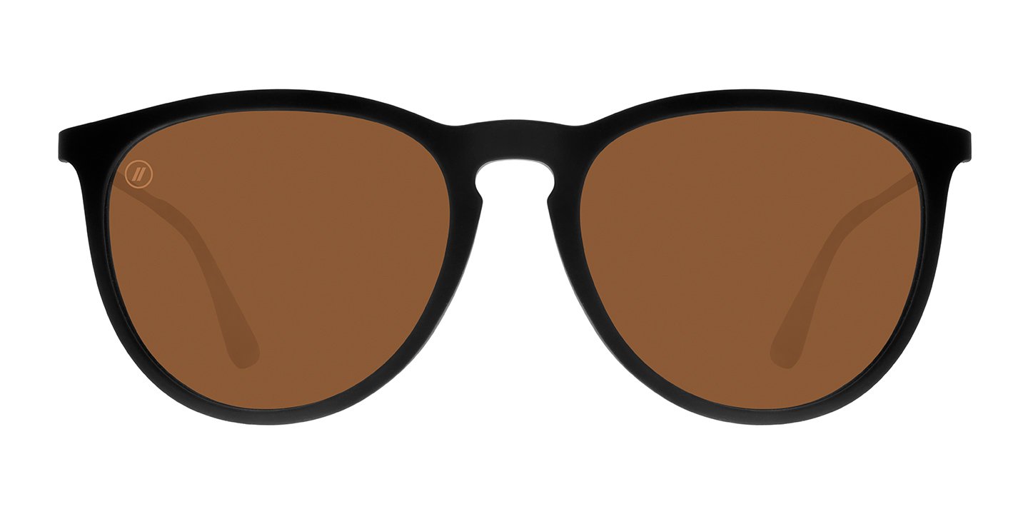 University Heights | RX Sunglasses - Matte Black Prescription Round Frame & Smoke Lens RX | $109 US | Blenders Eyewear