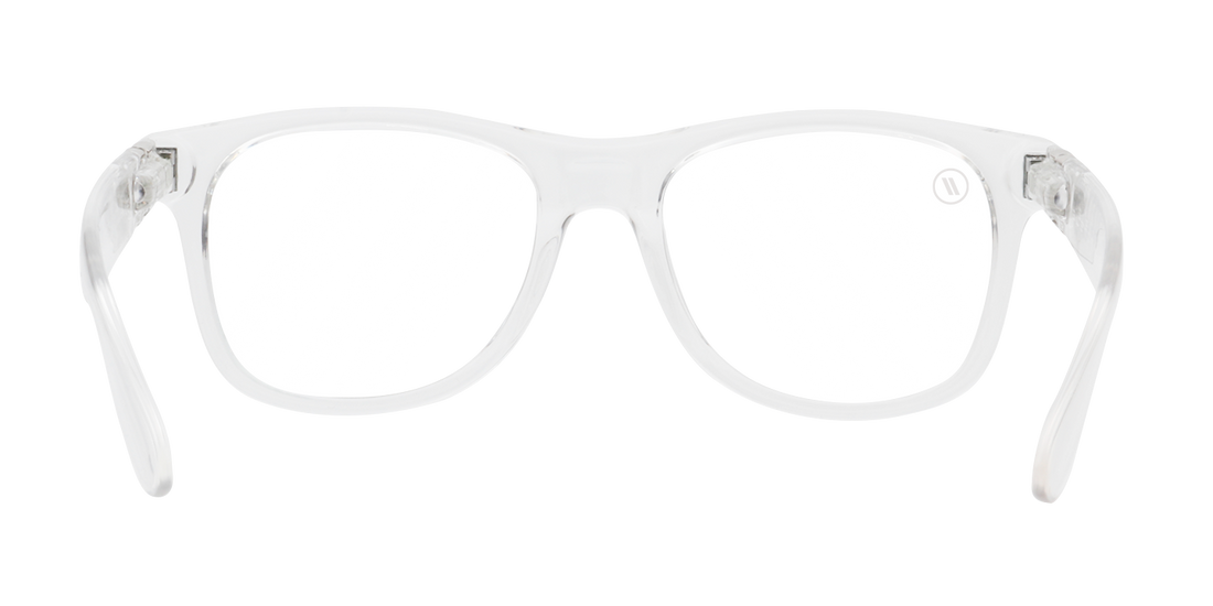 Ice Palace Blue Light Glasses Classic Round Crystal Clear Blue Light