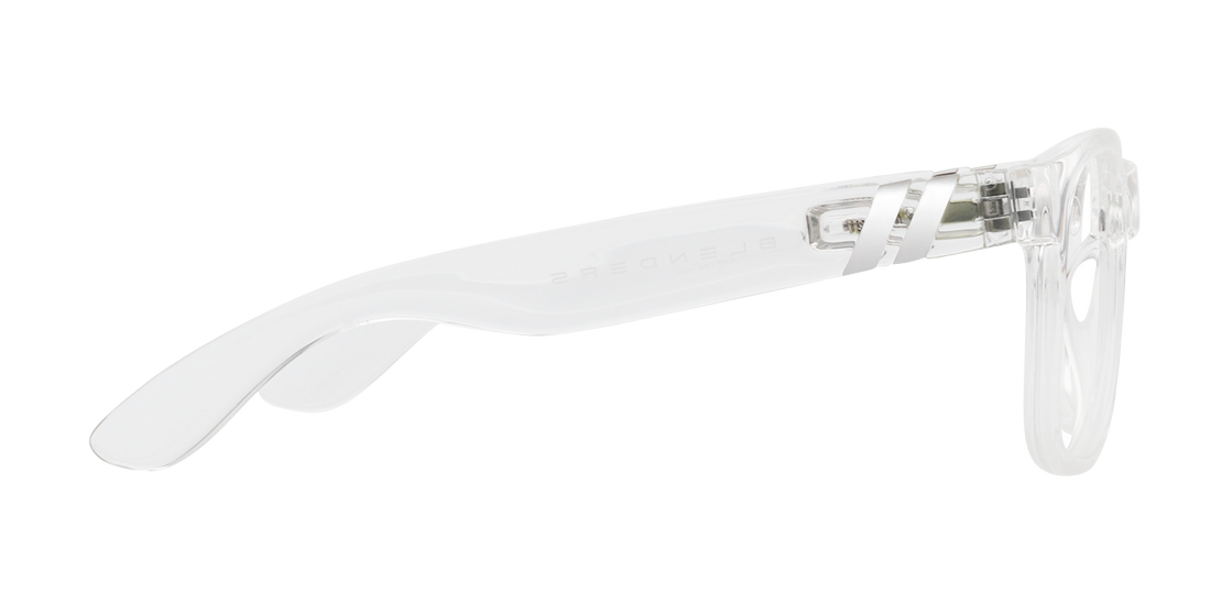 Ice Palace Blue Light Glasses Classic Round Crystal Clear Blue Light