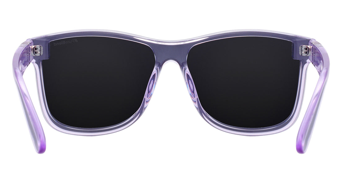 Lavender Smoke Polarized Sunglasses - Purple Oversized Cat Eye Frame ...