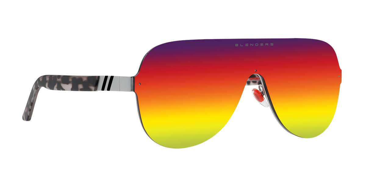 Supreme Irene Polarized Sunglasses - Gradient Lens & Silver